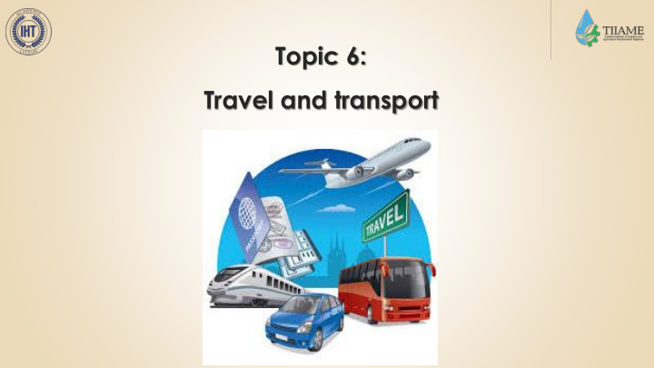 travel and transport