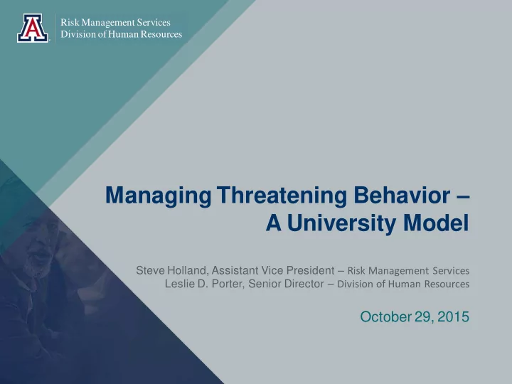 risk management services division of human resources