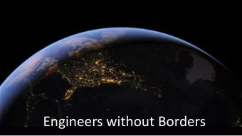 Engineers without Borders  IN  INTRODUCTION  Liban Normann Holm  Assistant Professor at University