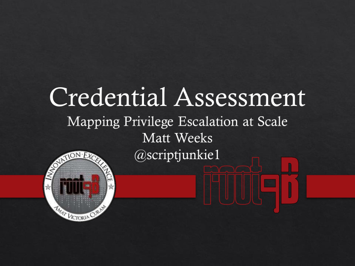 credential assessment