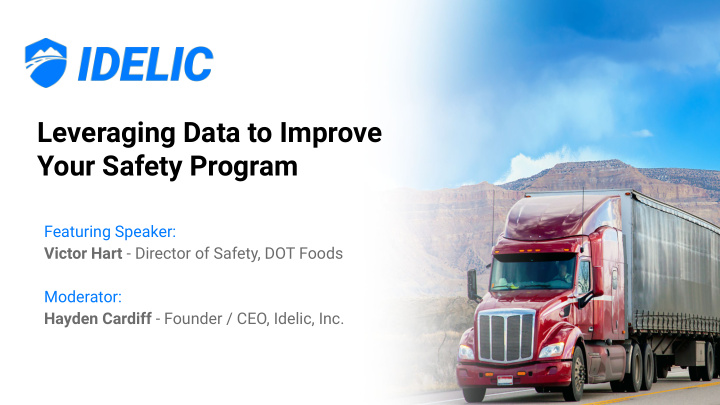 leveraging data to improve your safety program