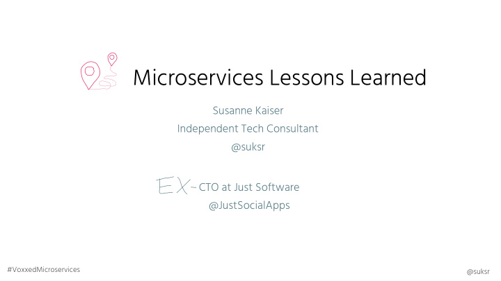 microservices lessons learned