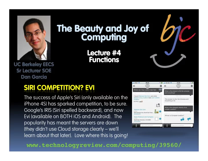the beauty and joy of the beauty and joy of computing