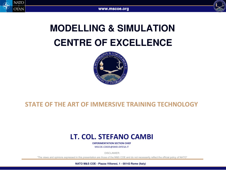 modelling simulation