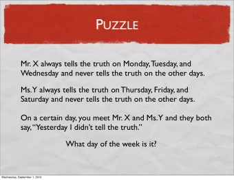 T HE L OGIC OF A TOMIC S ENTENCES : P ROOFS OF ( IN )V ALIDITY Wednesday, 1 September  Wednesday,