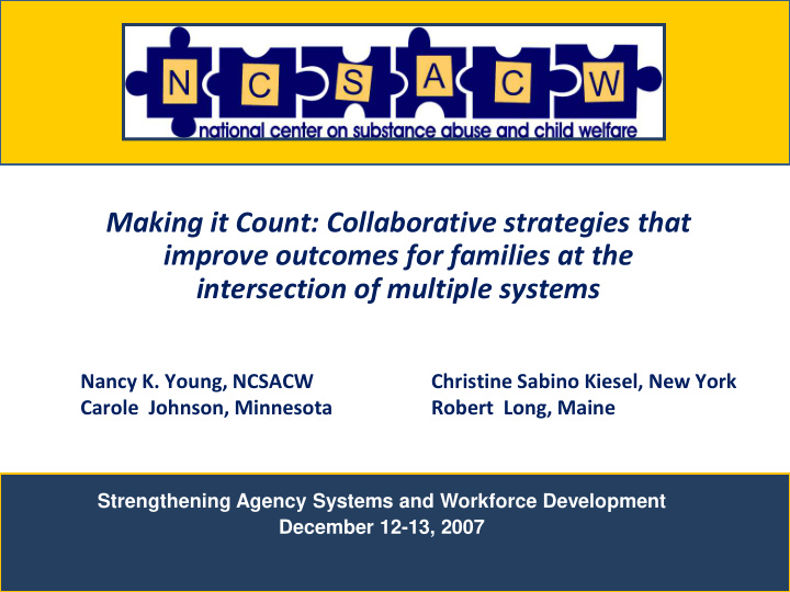 making it count collaborative strategies that improve