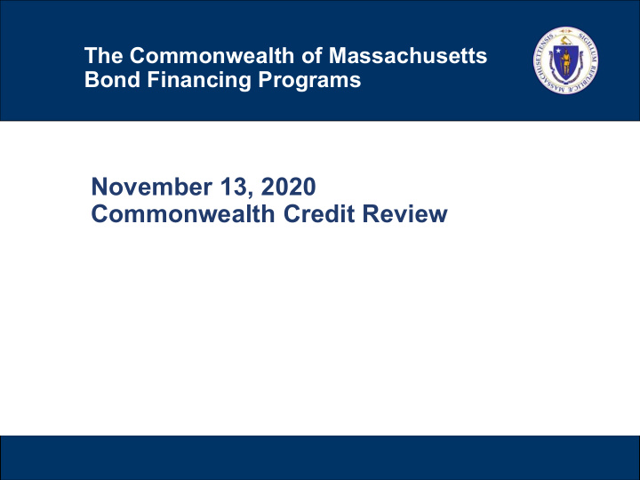november 13 2020 commonwealth credit review replay