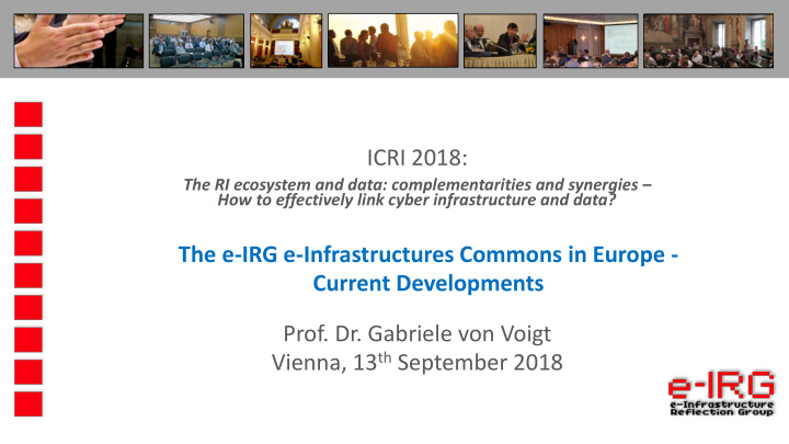 icri 2018 the ri ecosystem and data complementarities and