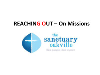 reaching out on missions reaching out on missions