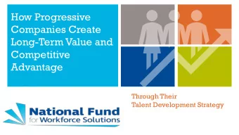 Competitive  Advantage  Through their talent development  strategy  Through Their  Talent