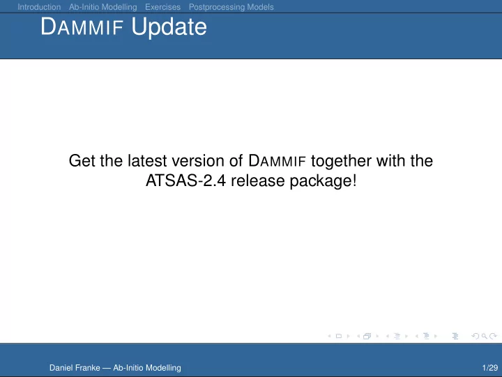 d ammif update