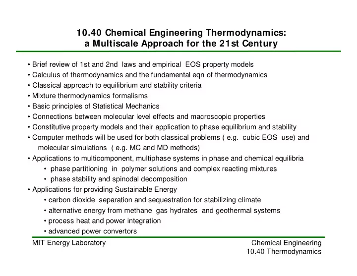 10 40 chemical engineering thermodynamics a multiscale