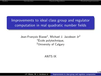 Improvements to ideal class group and regulator  computation in real quadratic number fields cois