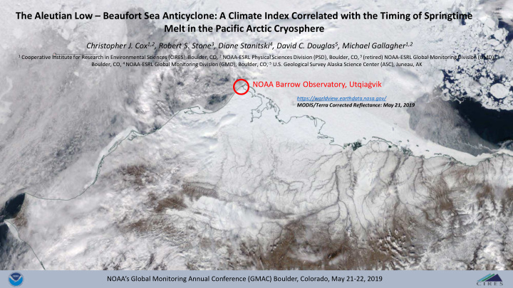 the aleutian low beaufort sea anticyclone a climate index