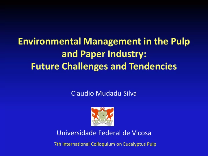claudio mudadu silva universidade federal de vicosa 7th