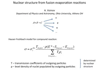 T i  i i = n , p ,  ,...  determined    T    transmission  coefficients