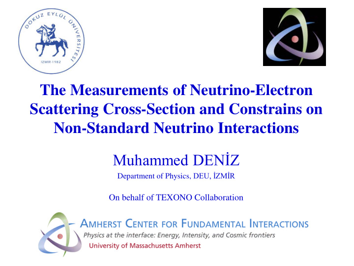 the measurements of neutrino electron scattering cross