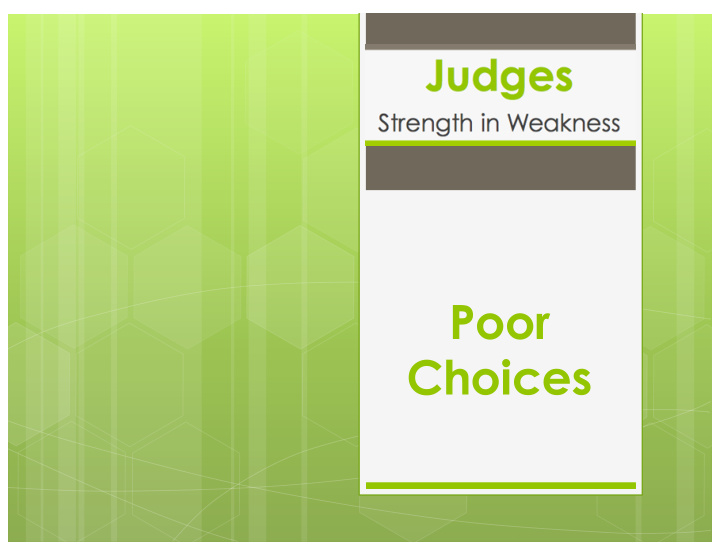 poor choices judges 8 28