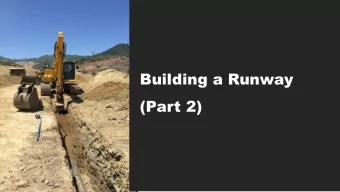 Building a Runway  (Part 2)  Sermon Title  Broken  A Journey through Brokenness to  become Whole