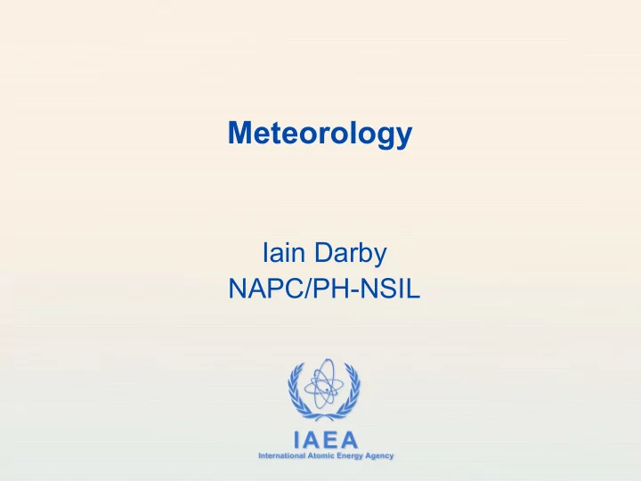 meteorology