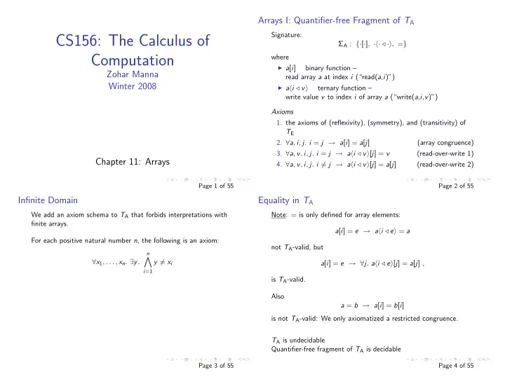 cs156 the calculus of