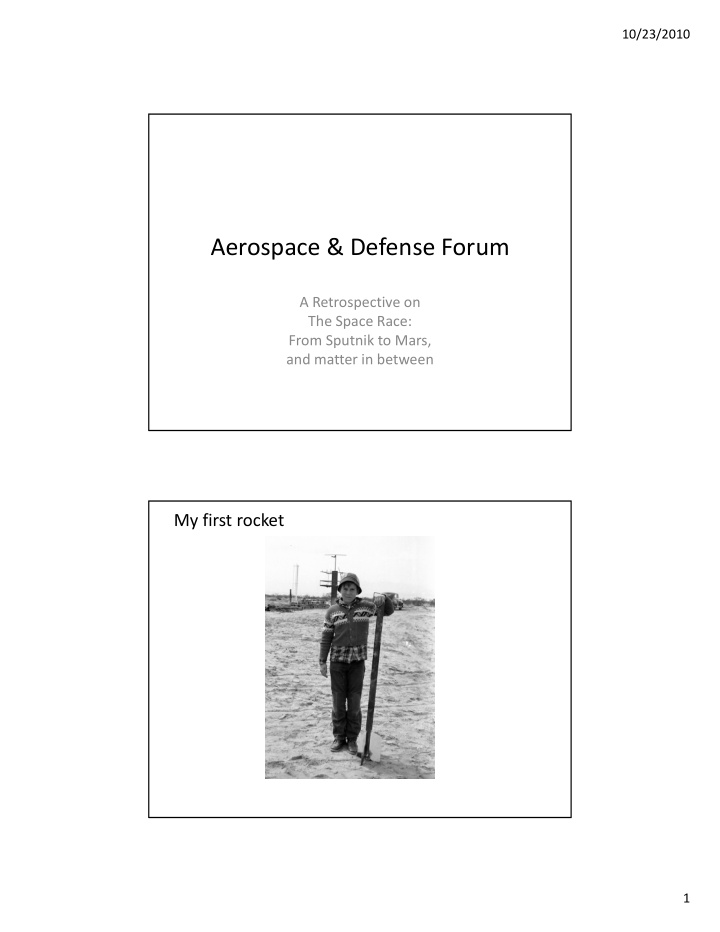 aerospace defense forum