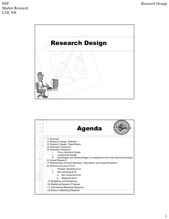 1 overview 2 research design definition