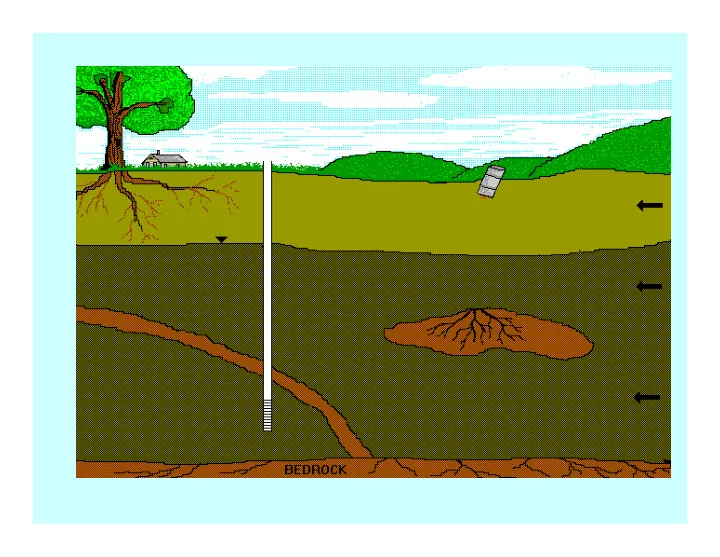 contaminant plume related to site condition contaminant