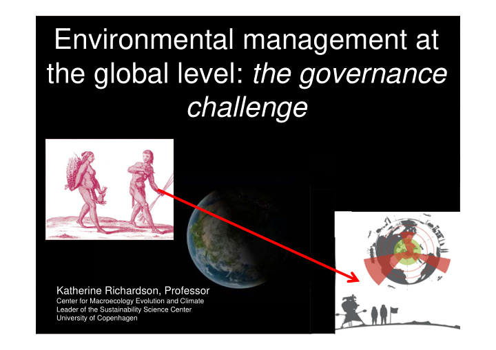 environmental management at the global level the