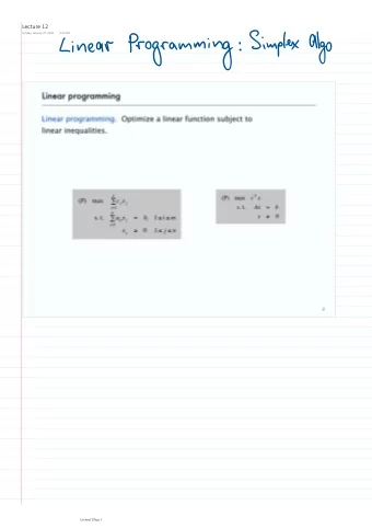 Lecture 12  Sunday, January 27, 2019  5:25 PM  Lecture12 Page 1  Lecture12 Page 2  Lecture12 Page 3