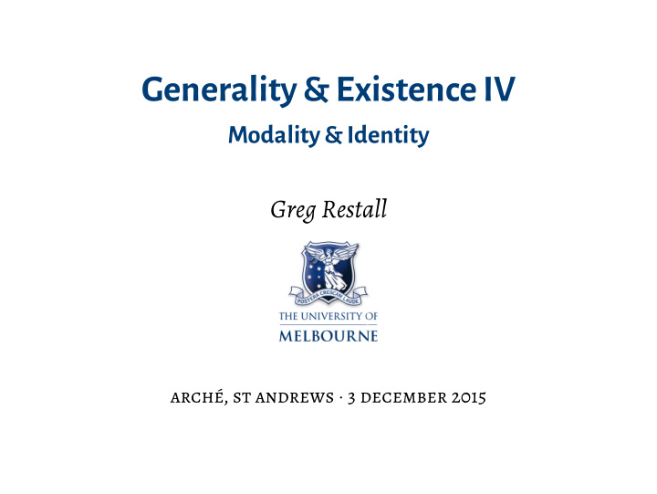 generality existenceiv