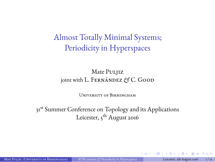 almost totally minimal systems periodicity in hyperspaces
