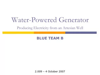 Motivation p Customer: Nuestras Raices, Holyoke MA p Current use: drip irrigation p Need: