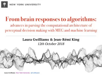 From brain responses to algorithms:  advances in parsing the computational architecture of