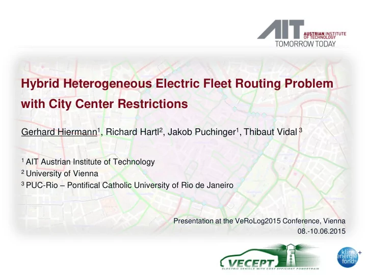 with city center restrictions