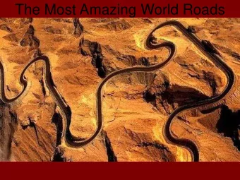 The Most Amazing World Roads  Iroha-zaka road in Japan are 48 curves and in each there  a plate