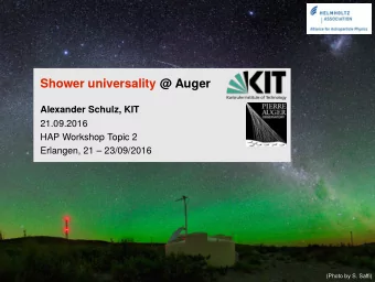 S  h  o  w  e  r  u  n  i  v  e  r  s  a  l  i  t  y  @  A  u  g  e  r  A  l  e  x  a  n  d  e  r