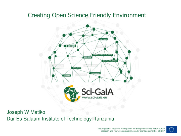 creating open science friendly environment