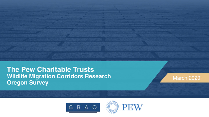 the pew charitable trusts