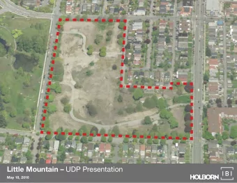 Little Mountain  UDP Presentation  May 18, 2016  Summary of UDP Evaluation of Dec 2015 Plan  Dec