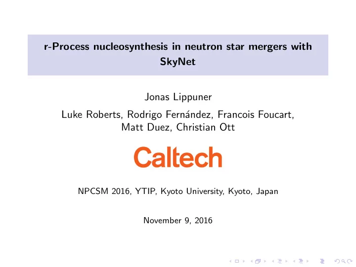 r process nucleosynthesis in neutron star mergers with