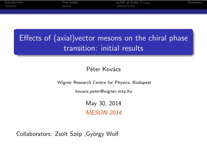 effects of axial vector mesons on the chiral phase