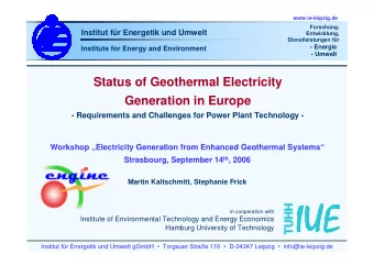 Hamburg University of Technology         in cooperation with