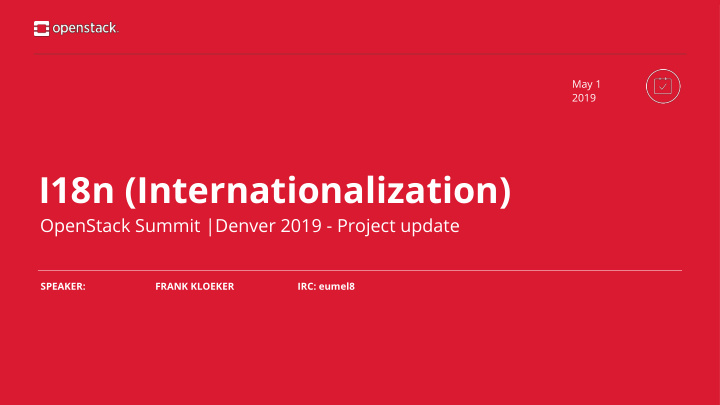 i18n internationalization