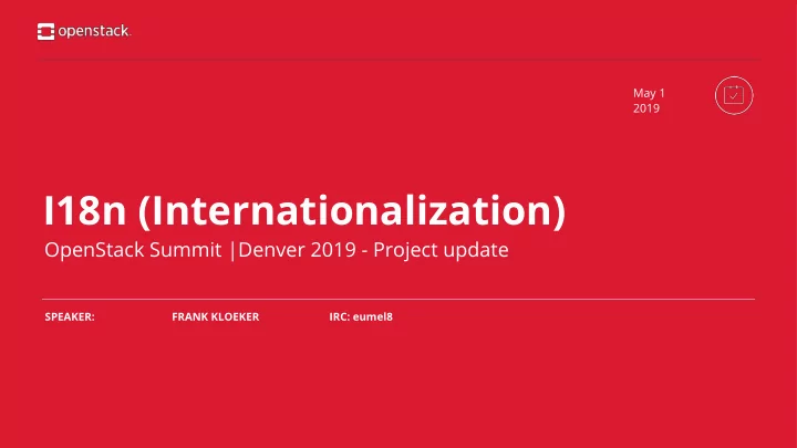 i18n internationalization