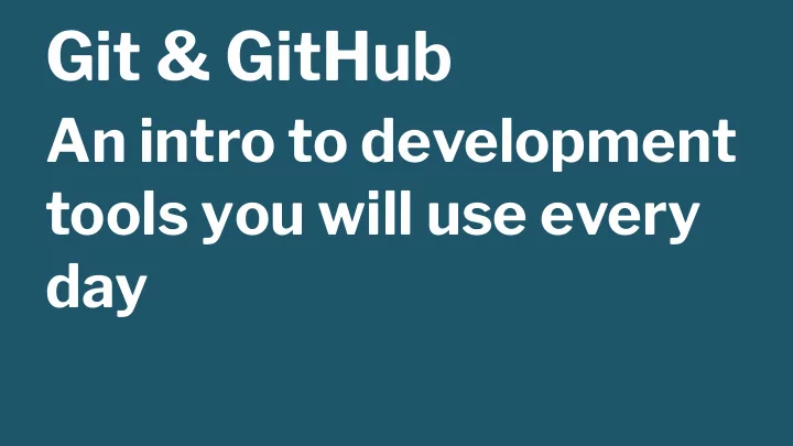 git github