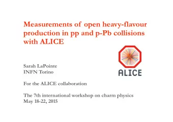 Measurements of  open heavy-flavour  production in pp and p-Pb collisions  with ALICE  Sarah