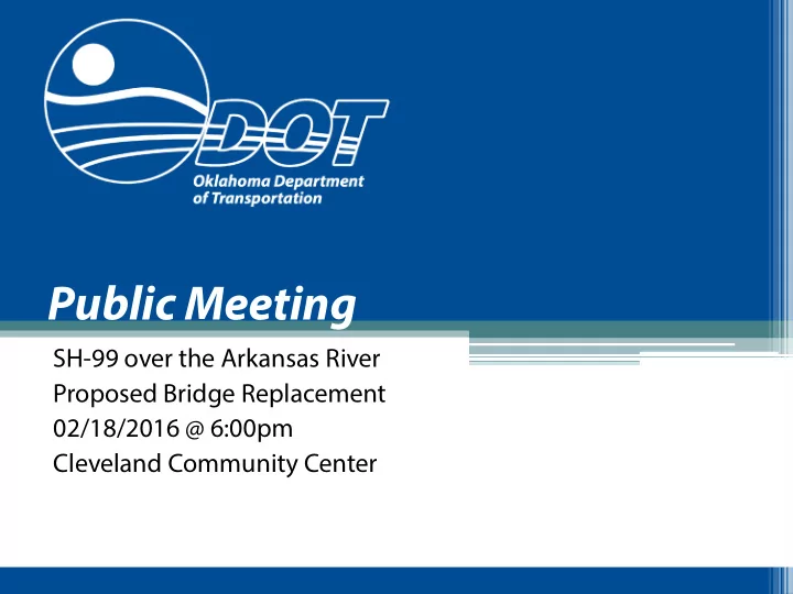 public meeting