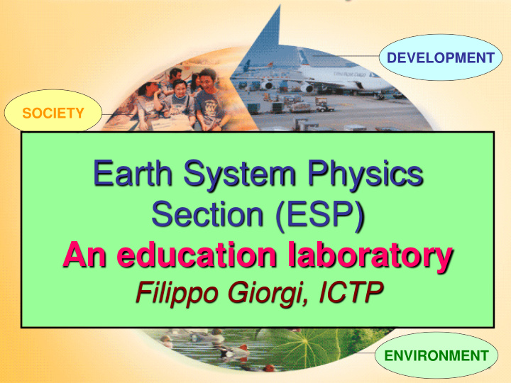 earth system physics section esp an education laboratory