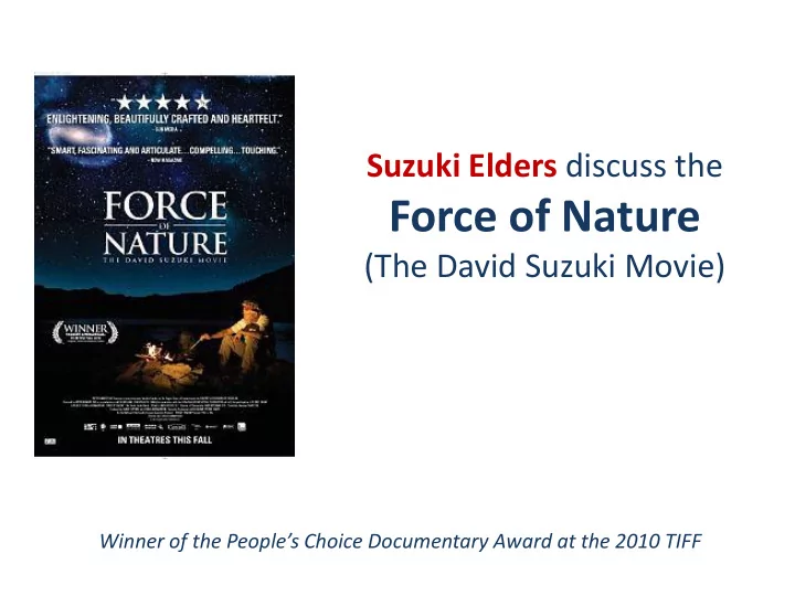 force of nature